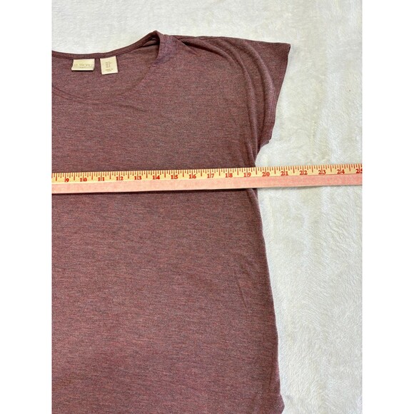 St. Tropez West Mauve Purple Mineral Wash Short Sleeve Tee Shirt size small - Picture 4 of 5